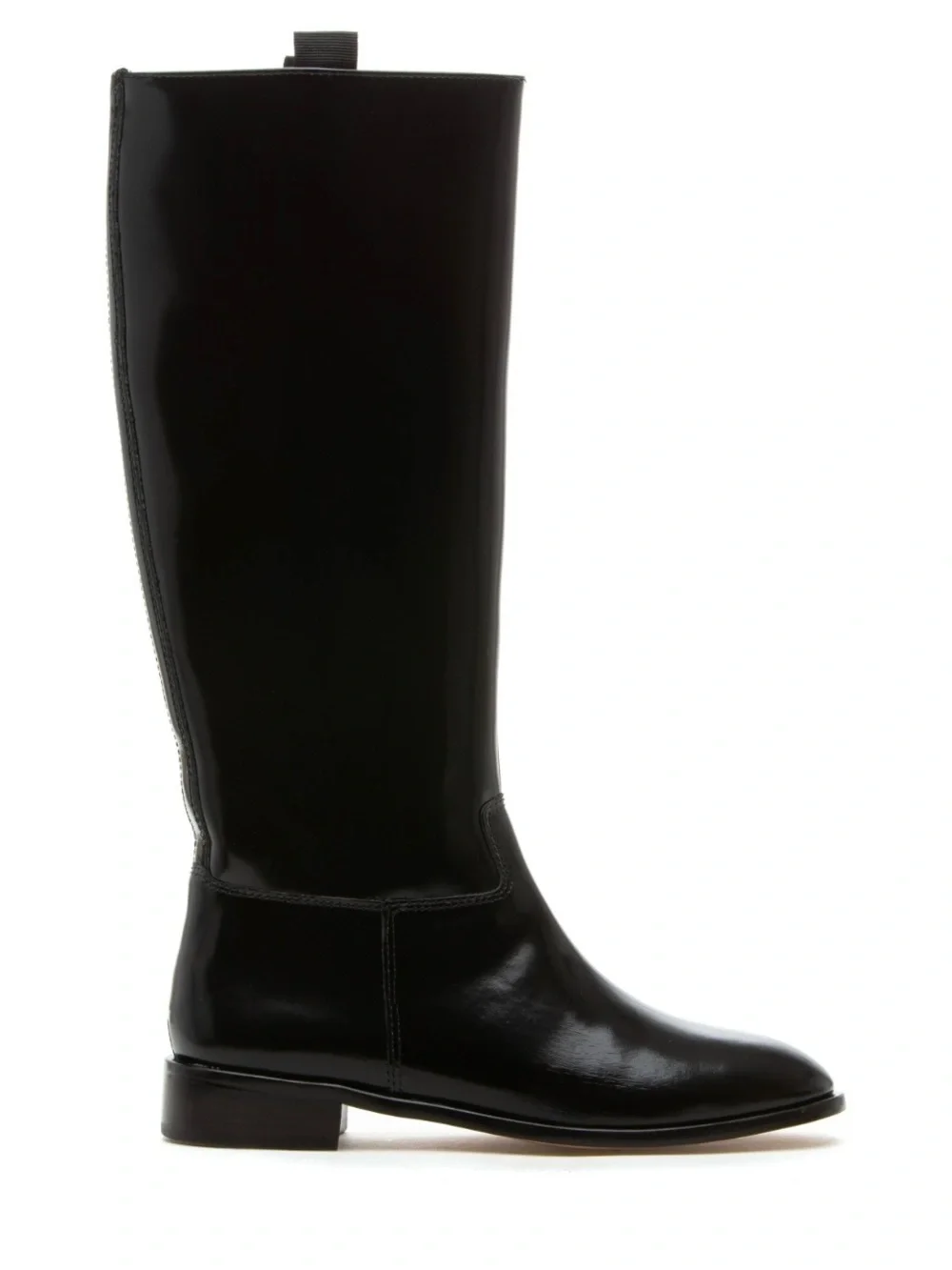 NWB Anthropologie Silent D Giselle Riding Boots Black Leather Size 37